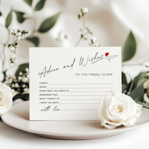 Advies en wensen minimalistisch script bruidsfeest