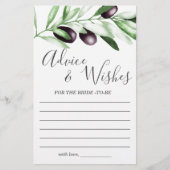 Advies en Wensen Olijf Bruidsfeest Spel (Voorkant)