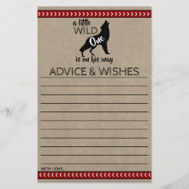 advies en wensen over Wild One Boys-Baby shower