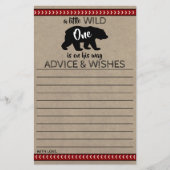 advies en wensen over Wild One Boys-Baby shower (Voorkant)