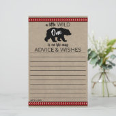 advies en wensen over Wild One Boys-Baby shower (Staand voorkant)