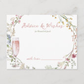 Advies en wensen Petals en Prosecco Bridal Informatiekaartje (Voorkant)