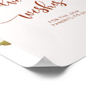 Advies en wensen van de Boho-herfst Poster (Hoek)