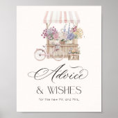 Advies en wensen Vers Op de Markt Elegant Poster (Voorkant)