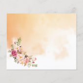 Advies en wensen voor bruidsfeest kaart voor koppe (Achterkant)