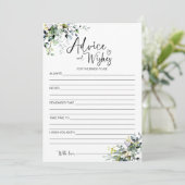 Advies en wensen voor de aanstaande bruid-Kaart Kaart (Staand voorkant)