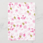 Advies en Wensen voor de Bruid | Roze Bloemen (Achterkant)