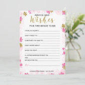 Advies en Wensen voor de Bruid | Roze Bloemen (Staand voorkant)