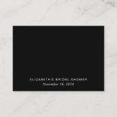 Advies en wensen voor het bruid Vrijgezellenfeest Informatiekaartje (Achterkant)