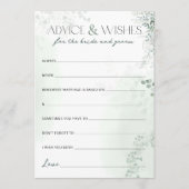 Advies en wensen voor het Vrijgezellenfeest Bride (Voorkant)