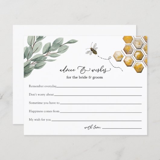 Advies en wensen voor het Vrijgezellenfeest Bride  (Voorkant / Achterkant)