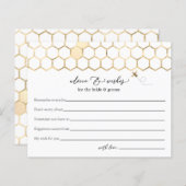 Advies en wensen voor het Vrijgezellenfeest Bride (Voorkant / Achterkant)