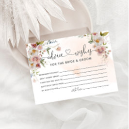 Advies en wensen voor het Vrijgezellenfeest Bride  Informatiekaartje