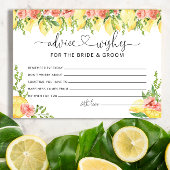 Advies en wensen voor het Vrijgezellenfeest Bride Informatiekaartje