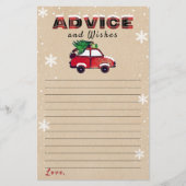 Advies en wensen voor kerstBaby shower (Voorkant)