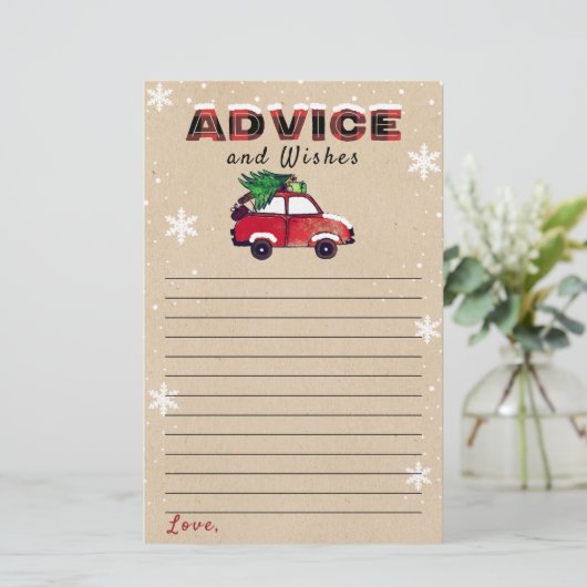 Advies en wensen voor kerstBaby shower (Staand voorkant)