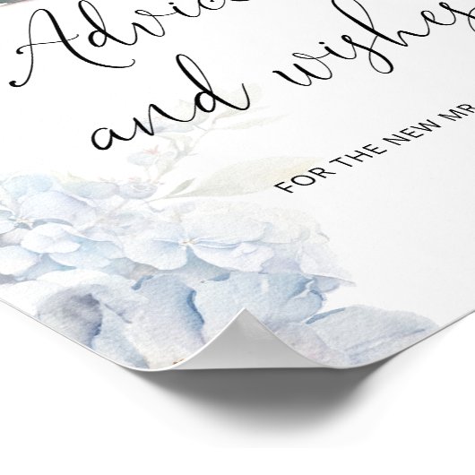 Advies en wensen voor wilde Passen getrouwd Poster (Hoek)