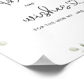 Advies en wensen voor wilde Passen getrouwd Poster (Hoek)