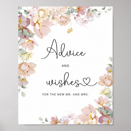 Advies en wensen voor wilde Passen getrouwd Poster (Voorkant)