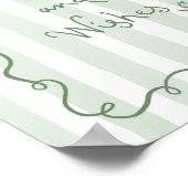 Advies en wensen Whimsical Sagge green Bridal Poster (Hoek)