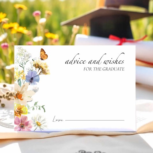 Advies en wensen | Wildflower Afstudeerder behuizi RSVP Kaartje