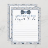 Advies en wenst Kaart, klein Man (Voorkant / Achterkant)