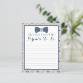 Advies en wenst Kaart, klein Man (Staand voorkant)