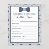 Advies en wenst Kaart, klein Man (Achterkant)