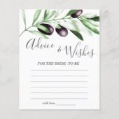 Advies en wenst olijfgaard (Voorkant)