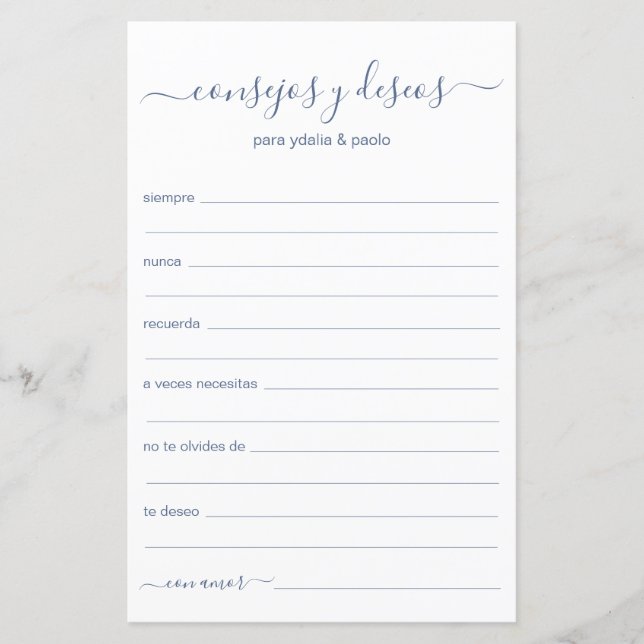 Advies en wenst Spaans (Voorkant)