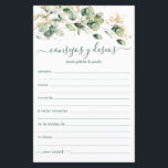 Advies en wenst Spaans<br><div class="desc">Deze mooie, botanische, handgeschreven Spaans script Advice & Wishes (Consejos y Deseos) lakens met waterverf eucalyptus met goudversieringen bovenaan zijn perfect om vrijgezellenfeest, repetitief diner of huwelijksgasten te laten invullen voor het gelukkige paar. Mensen zullen graag de herinneringen krijgen - ze maken het zo makkelijk om liefhebbende woorden van advies...</div>