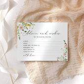 Advies en wenst vrijgezellenfeest-kaart voor wilde