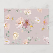 Advies en wenst vrijgezellenfeest-kaart voor wilde (Achterkant)