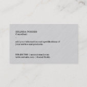 Advies | Financiën/Business II Visitekaartje (Achterkant)