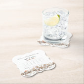 Advies & goede wensen Zeeschelpen Parels Zeester Kartonnen Onderzetters (Insitu)