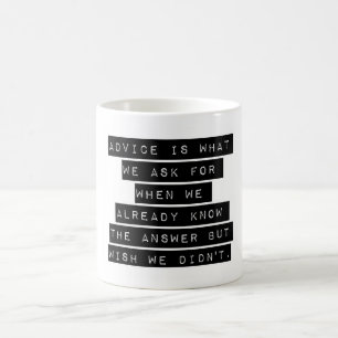 Advies is wat we vragen koffiemok