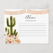 Advies Kaart Boho Taco over Love Cactus Floral (Voorkant)