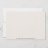 Advies Kaart Carriage Ivory Blue Gingham (Achterkant)