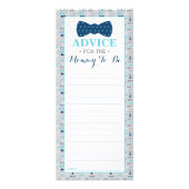 Advies Kaart voor mama-to-be, Bow Stropdas (Voorkant)