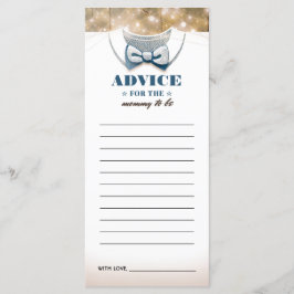 Advies Kaart voor Mom-to-be | Jongen Baby shower