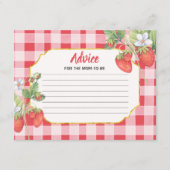 Advies Kaart Waterverf Berry Sweet Strawberry (Voorkant)