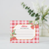 Advies Kaart Waterverf Berry Sweet Strawberry (Staand voorkant)