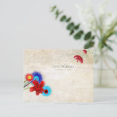 Advies / kunsttherapie briefkaart (Staand voorkant)