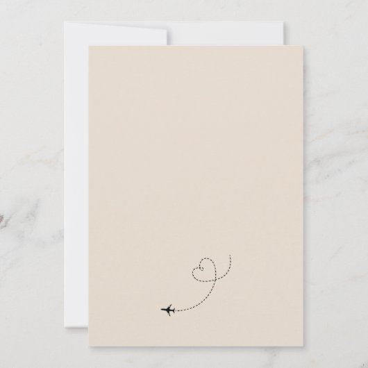 Advies moeder Wereldkaart reizen Baby shower Spelk Kaart (Achterkant)