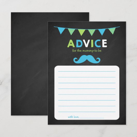 Advies over Baby showers met blauw en groen alkboa (Voorkant / Achterkant)
