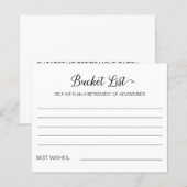 Advies over de Bucket List voor Pensioen & Avontur (Voorkant / Achterkant)