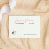 Advies over het Baby shower van de lentevloeren Ro Notitiekaartje