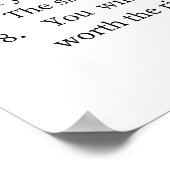 Advies over het huwelijk met jonge dame | Feminist Poster (Hoek)