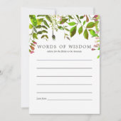 Advies over het Vrijgezellenfeest waterverf lentev Kaart (Voorkant)