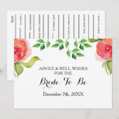 advies over koraal vrijgezellenfeest en maakt Kaar (Voorkant / Achterkant)